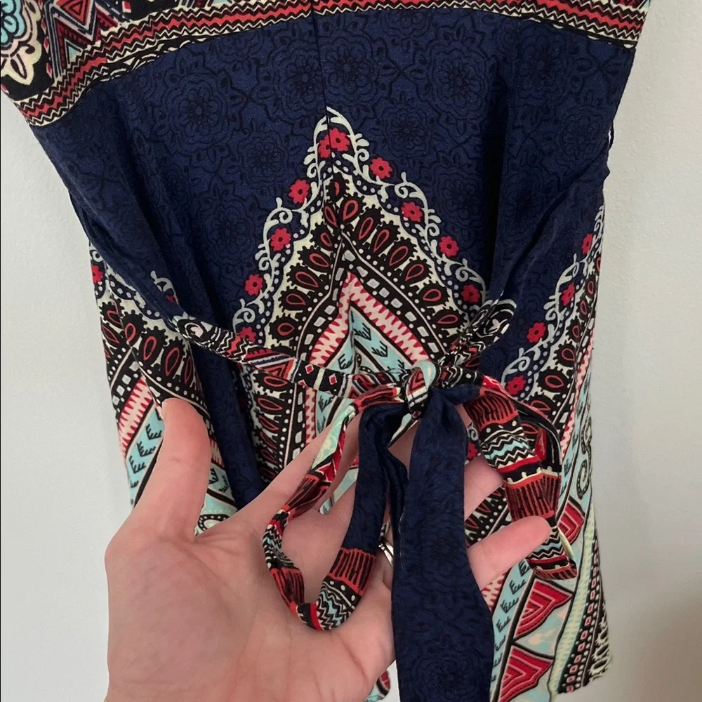 Francesca’s Bohemian Patterned Sleeveless Dress, Multicolor, Women's Size S - Picture 4 of 6